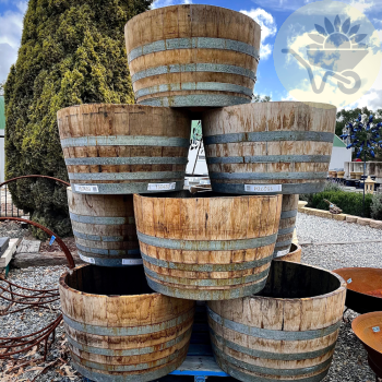 Half Wine Barrel